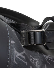 Load image into Gallery viewer, Louis Vuitton Monogram Eclipse Steamer Backpack Buckle Details