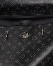 Load image into Gallery viewer, Louis Vuitton Monogram Eclipse Steamer Backpack Hardware Details