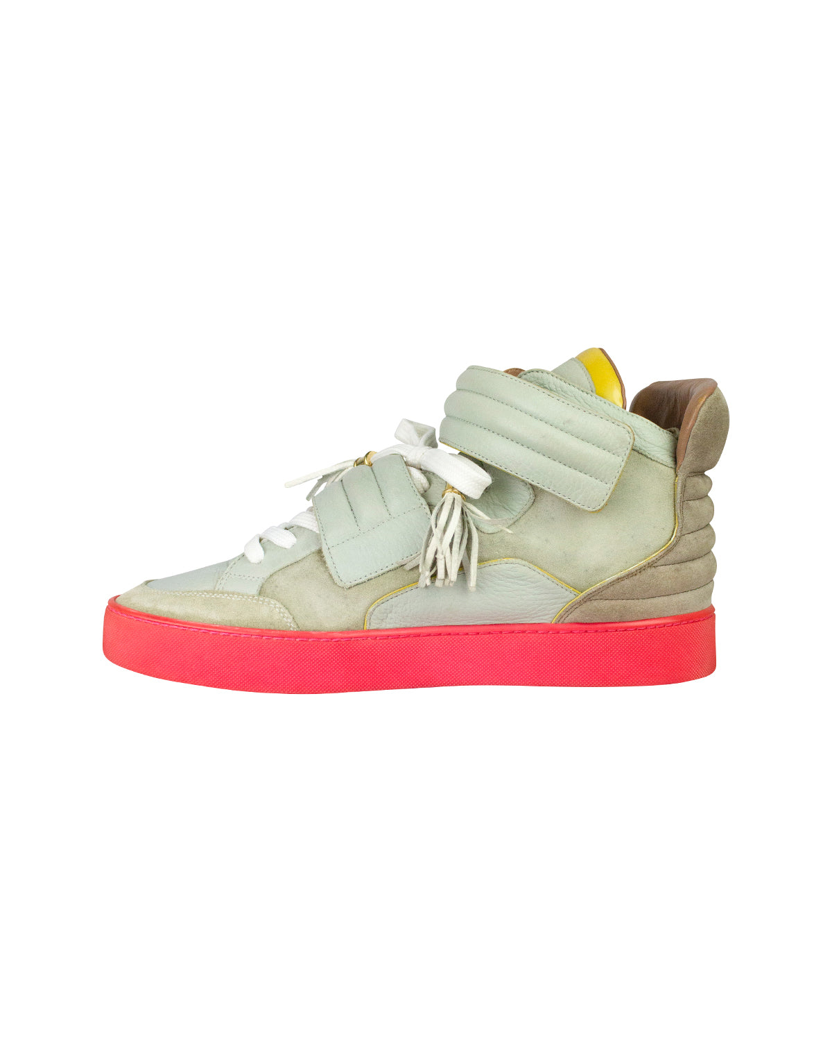 Used Louis Vuitton Kanye West Jaspers LV Sz 7 US 8 Patchwork Zen Grey Pink  Yeezy