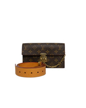 Load image into Gallery viewer, Louis Vuitton Monogram S Lock Belt Pouch By Virgil Abloh Details