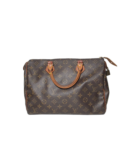 Vintage Louis Vuitton Speedy Handbag 30 V.I. 0951 Coachella Outfit Inspo