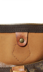 Vintage Louis Vuitton Speedy 40 Handbag 40 834 SA Stamp