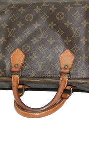 Vintage Louis Vuitton Speedy 40 Handbag MB0950 Handle Details