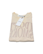 Load image into Gallery viewer, Margiela Longsleeve T-Shirt AW10 &quot;I Don&#39;t Smoke&quot; Folded