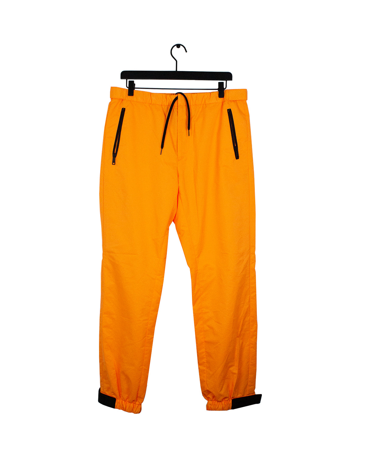 Prada Orange Gaberdine Track Pants 