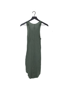 Rick Owens Sage Tank Top Dirt SS18 Back