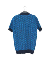 Load image into Gallery viewer, Raf Simons Blue Polo Back