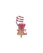 Load image into Gallery viewer, Rene Caovilla Pink Heels Crystals Italy Back Left 