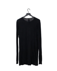 Rick Owens Black Sheer Longsleeve T Shirt