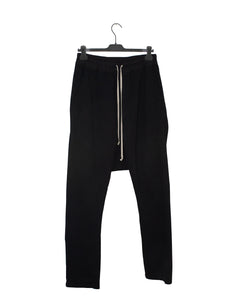 Rick Owens Black Drop Crotch Sweatpants
