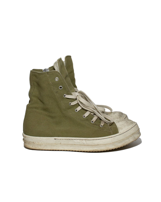 Rick Owens DRKSHDW Olive Ramones 