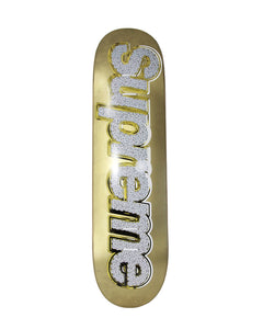 Supreme Gold Bling Skateboard Deck