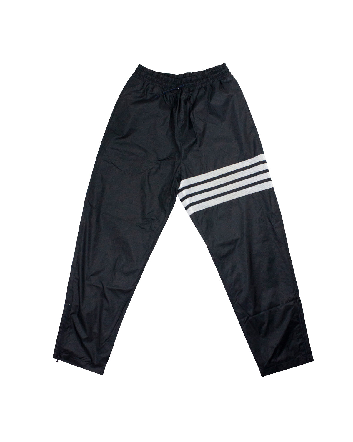 Thom Browne Navy Track Joggers Pants Front 