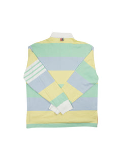 Thom Browne Striped Polo Yellow Back