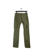 Load image into Gallery viewer, Balmain Olive Cargo Pants Size 44 Paris back