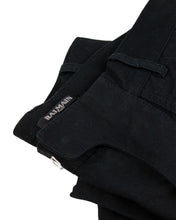 Load image into Gallery viewer, Black Balmain Cargo Pants Brand Label