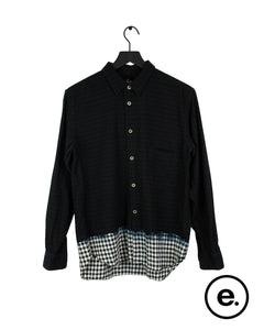 Comme des Garçons Black Dyed Flannel Size Medium eight one three 