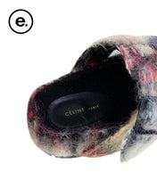 Load image into Gallery viewer, Celine Mohair Boxy Sandals FW 18 Eight One Three Logo