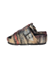 Load image into Gallery viewer, Celine Mohair Boxy Sandals FW 18 Left Side 