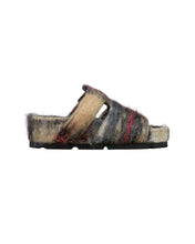 Load image into Gallery viewer, Celine Mohair Sandals Tan Size 35 Left Inside