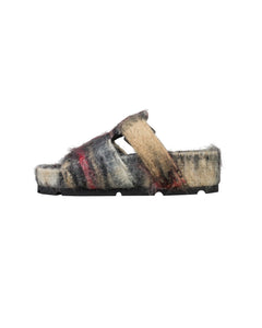 Celine Mohair Sandals Tan Size 35 Right Inside