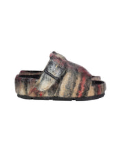 Load image into Gallery viewer, Celine Mohair Boxy Sandals FW 18