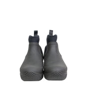 Load image into Gallery viewer, Celine Black Rubber Boots Size 42 Front 