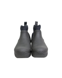 Celine Black Rubber Boots Size 42 Front 