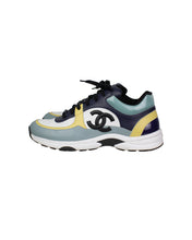 Load image into Gallery viewer, Chanel Mens Runner Sneakers Left Side 
