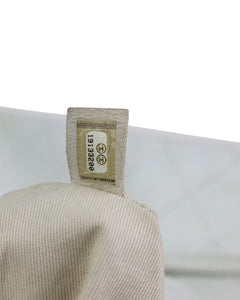 Chanel Pocket Tote White Caviar Bag Serial Code