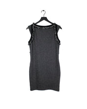 Load image into Gallery viewer, Chanel Women&#39;s Metallic Cashmere Dress Back