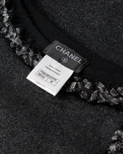 Load image into Gallery viewer, Chanel Women&#39;s Metallic Cashmere Dress Size Tag 