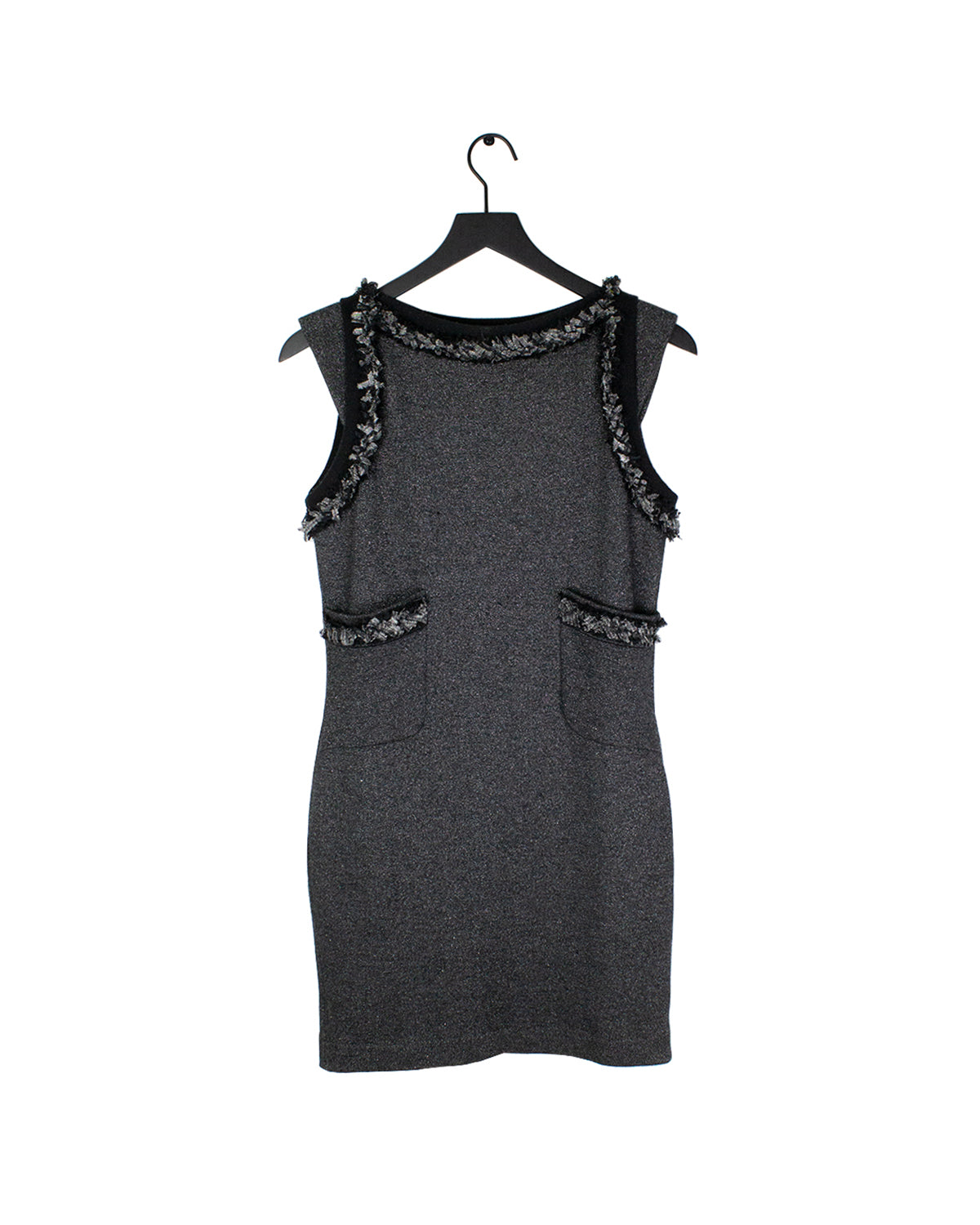 Chanel Women's Metallic Cashmere Dress