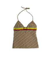Load image into Gallery viewer, Christian Dior Diorissimo Rasta Bikini Top