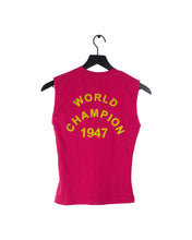 Load image into Gallery viewer, Vintage Christian Dior Sleeveless World Champion T Shirt Back