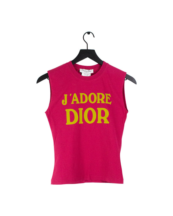 Vintage Christian Dior Sleeveless World Champion T Shirt 