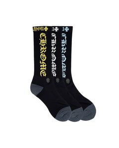Chrome Hearts 3 Pack Sock CH Matty Boy 