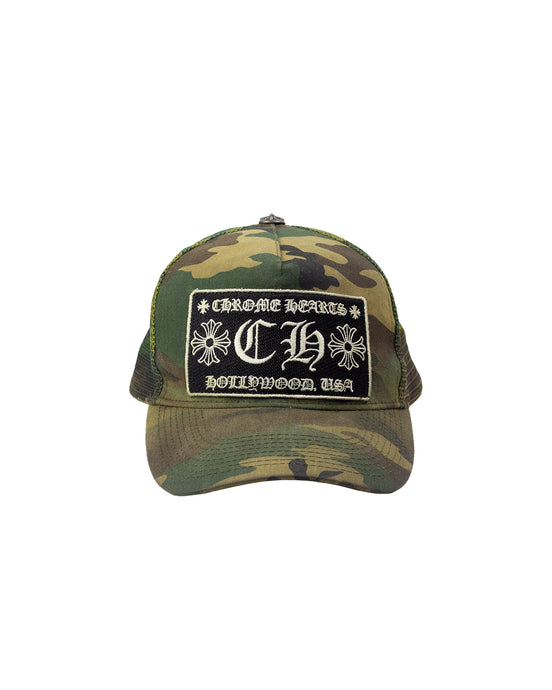 Chrome Hearts Camouflage Trucker Hat Vintage 
