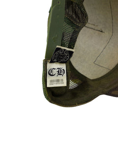 Chrome Hearts Camouflage Trucker Hat Vintage Tag 2