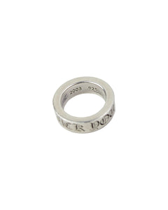 Chrome Hearts Fuck You Spacer Ring .925 Date 
