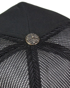 Vintage Chrome Hearts Hong Kong Trucker Hat Silver Details