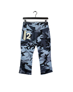 Vintage Dior Blue Camouflage Pants Back