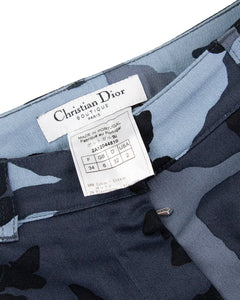 Vintage Dior Blue Camouflage Pants Size Tag