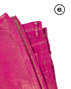 dior homme fuchsia denim eight one three logo 