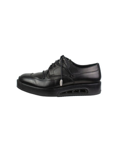 Dior Homme Derby Metal Toe Black Size 41 Left Side