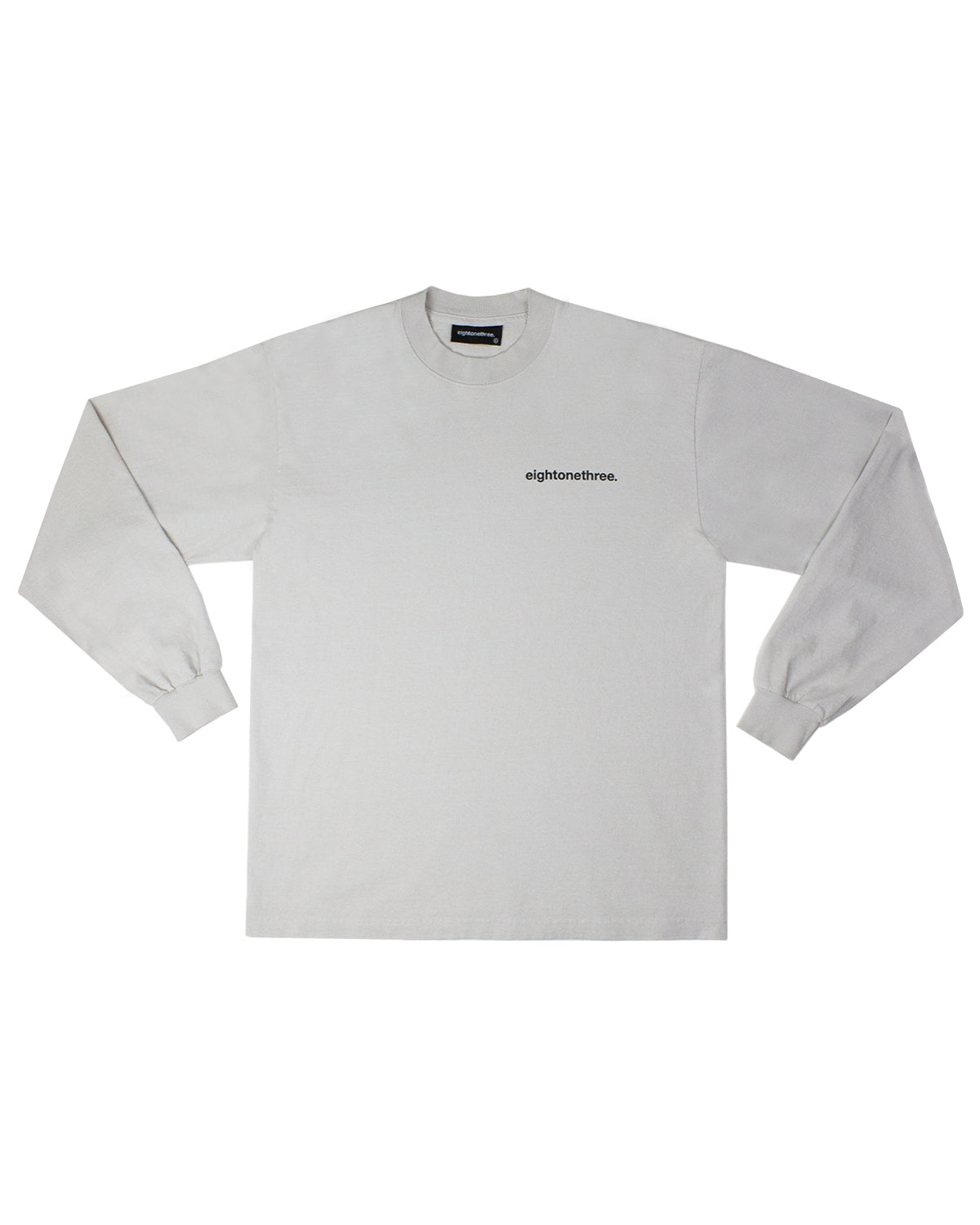 eightonethree shop t-shirt long sleeve bayshore stone 