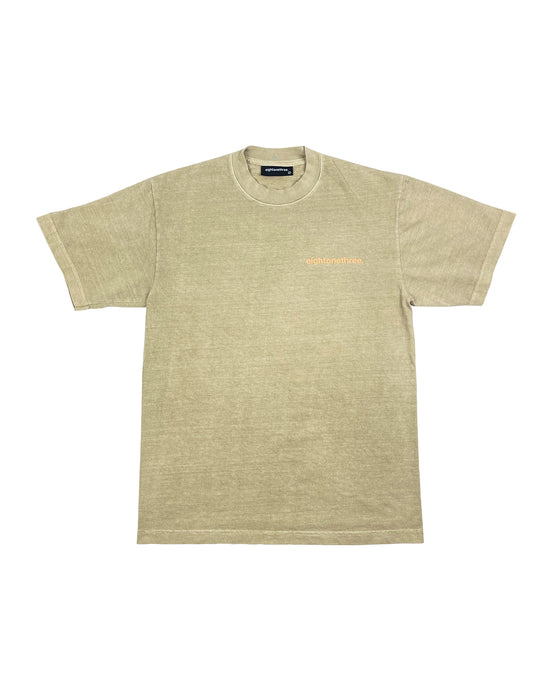 eightonethree x 4beans coffee mushroom shop t-shirt 
