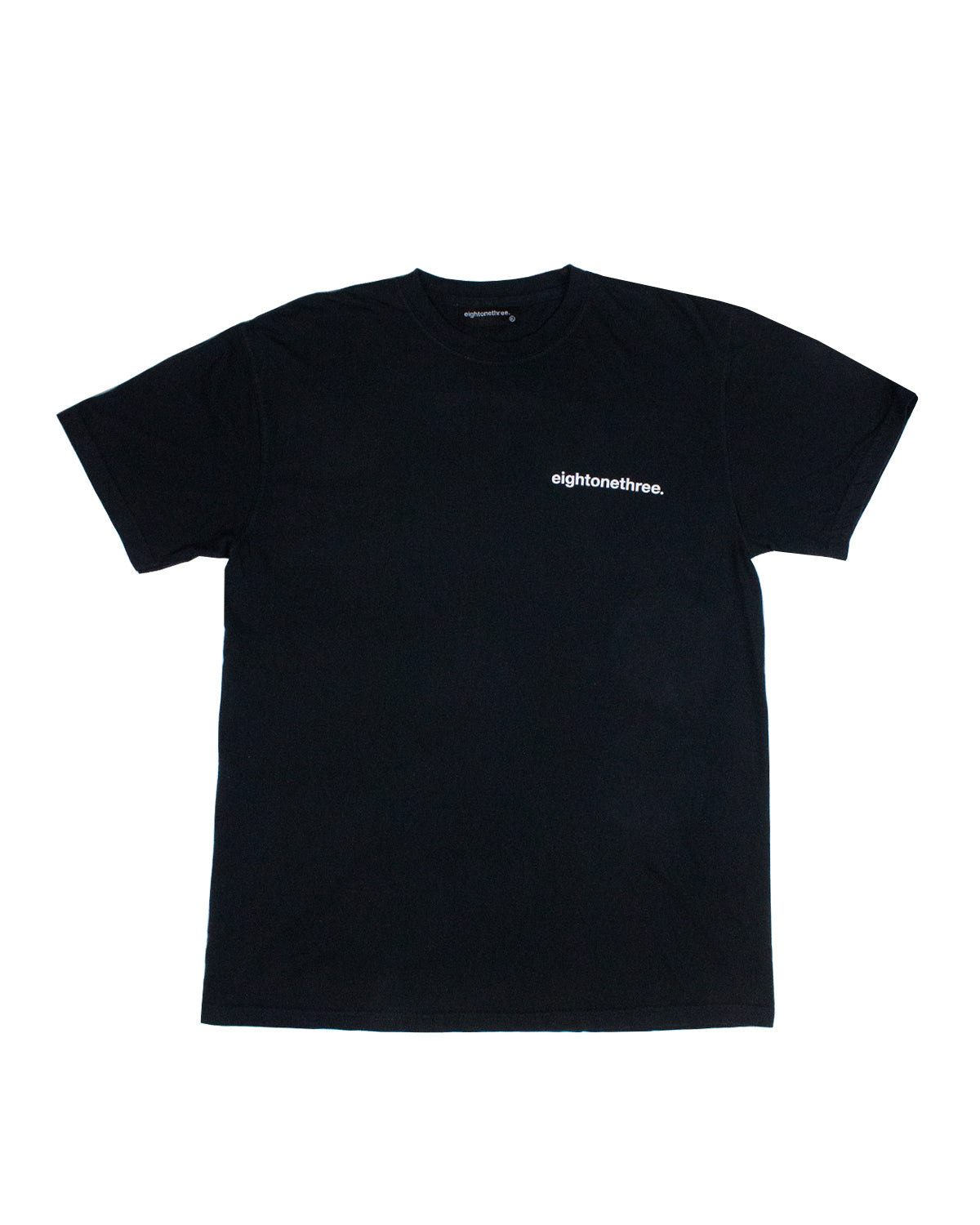 eightonethree shop t-shirt black 