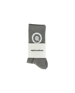 eightonethree shop socks grey