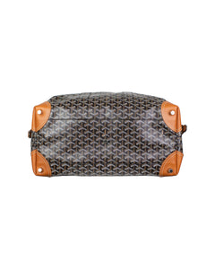 Goyard Paris Boeing Bag 45 Black and Brown Bottom